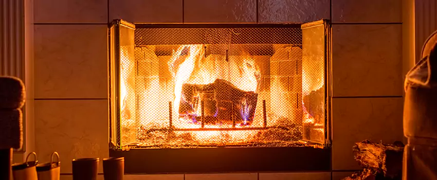 Mendota Hearth Landscape Fireplace Installation in DeSoto, Texas